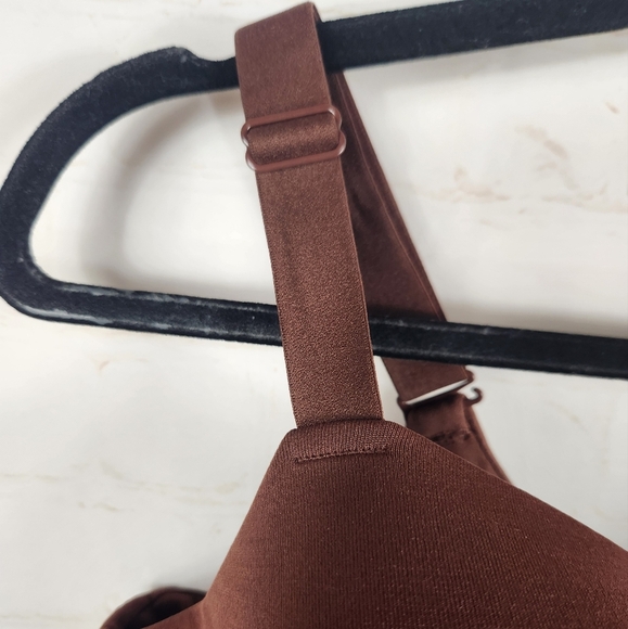 Truekind Supportive Comfort Wireless Shaping Bra in Chocolate Brown 2XL - Picture 3 of 13